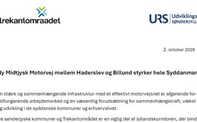 URS, Trekantområdet og sydjyske borgmestre: Fremryk Ny Midtjysk Motorvej mellem Haderslev og Billund